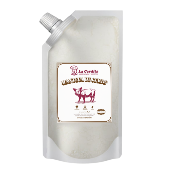 manteca de cerdo en sachet