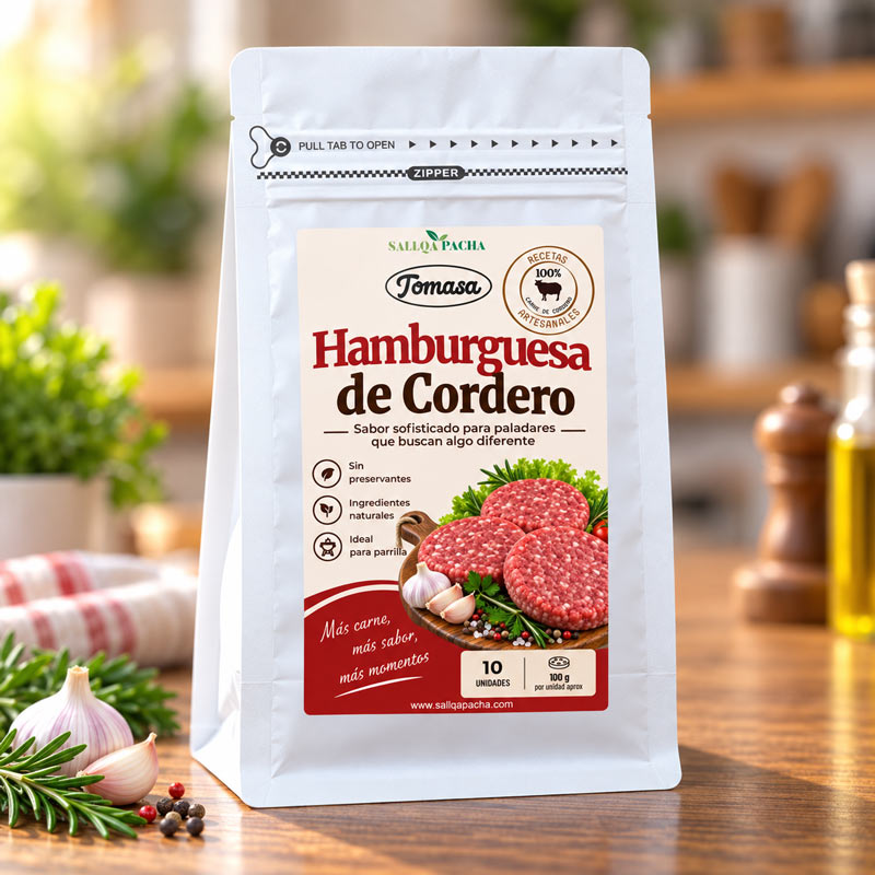 hamburguesa de cordero don guando