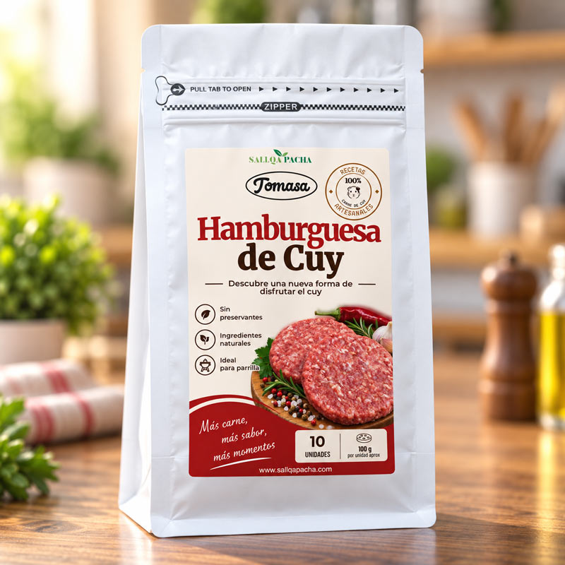 hamburguesa de cuy don guando