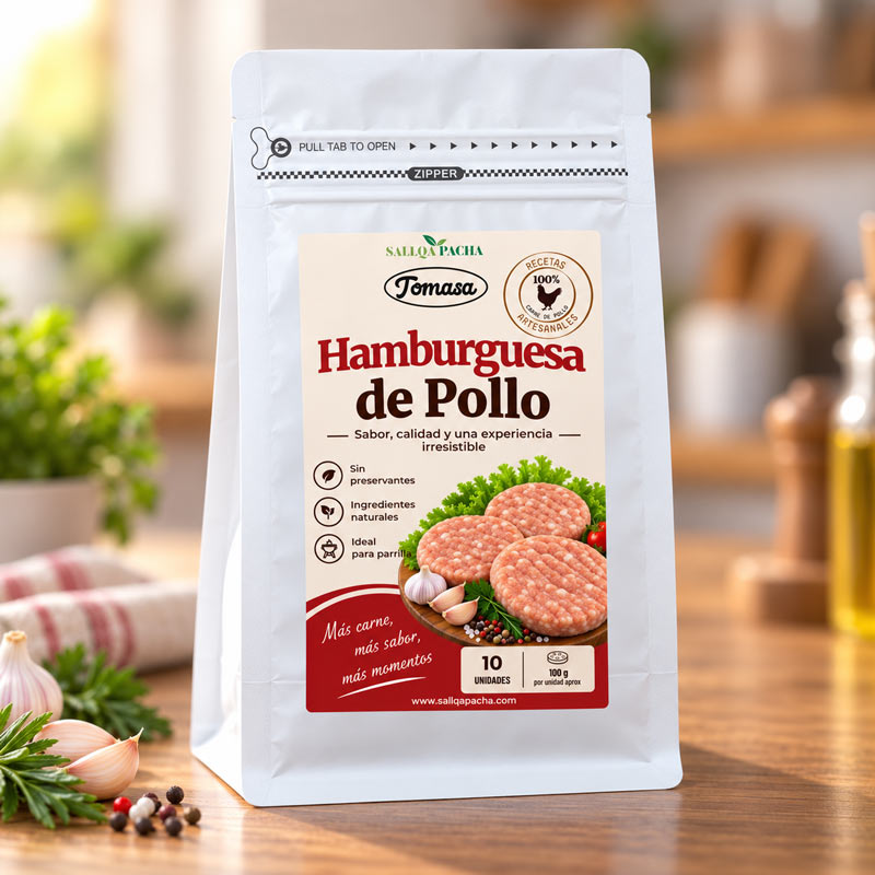 hamburguesa de pollo don guando