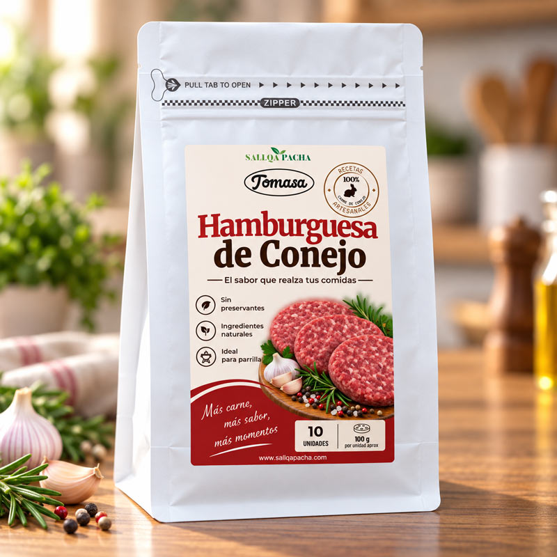 hamburguesa de conejo don guando