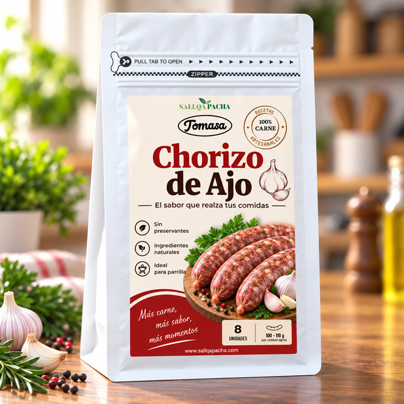 chorizo de ajo don guando